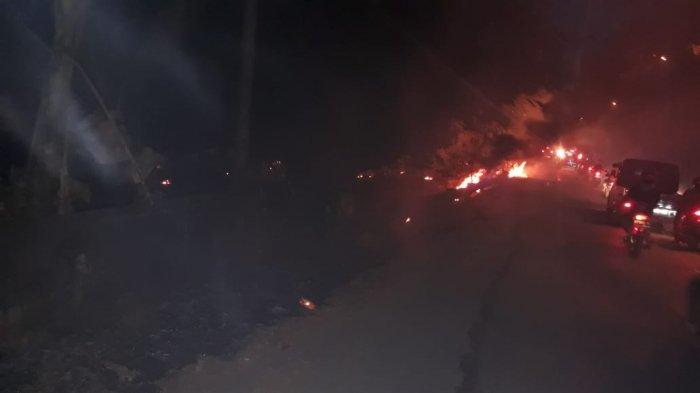 Kebakaran Terjadi Di Jalan Kol H Iman Soeparto Tjakrajoedha, Bulusan, Tembalang, Banyumanik, Kota Semarang