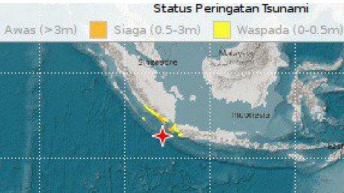 LIPI Mengingatkan Masyarakat Untuk Menyelamatkan Diri Ke Dataran Tinggi Saat Terjadi Gempa Bumi Berpotensi Tsunami, Gempa Berpusat Di Banten Dengan Kekuatan 7,4 Skala Richter Mengguncang Lampung, Banten, Hingga Jakarta