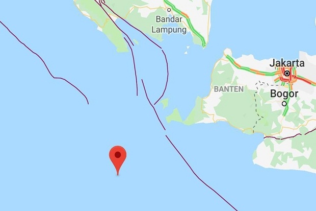 Gempa Bumi Di Sumur Banten Pada Hari Jumat, Dengan Magnitudo 7.4 SR