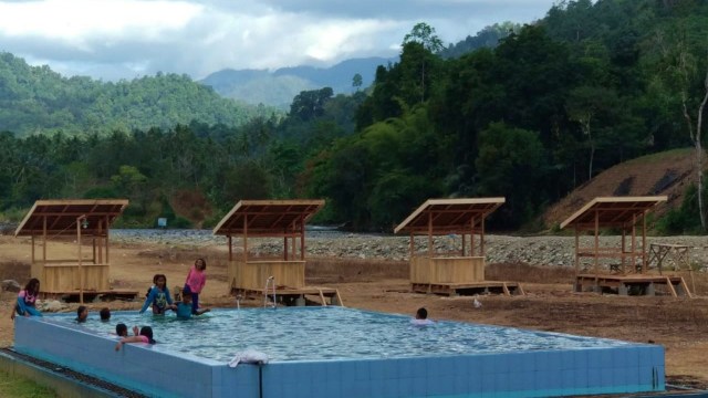 Masyarakat Desa Pangi, Kecamatan Suwawa Timur, Kabupaten Bone Bolango, Gorontalo mulai kembangkan objek wisata baru lewat pemanfaatan Alokasi Dana Desa (ADD)