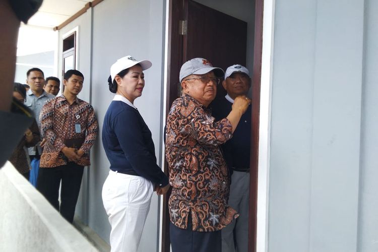 Wakil Presiden Jusuf Kalla melakukan kunjungan kerja ke Kota Palu