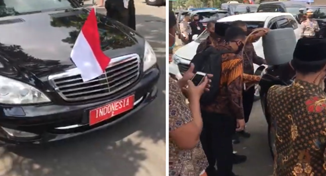 Viral : Mobil Wakil Presiden Ma’ruf Amin Kehabisan Bensin ?