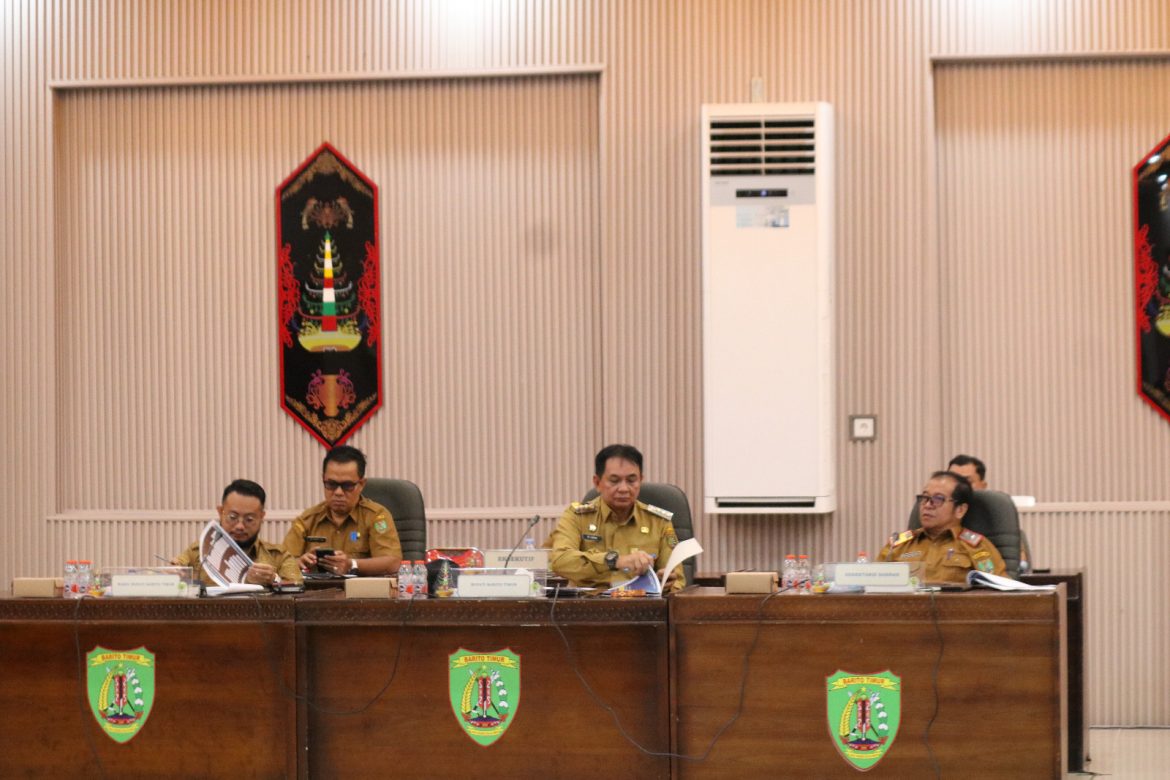 Percepat 20 Program Unggulan, Bupati Barito Timur Tekankan Sinkronisasi Program