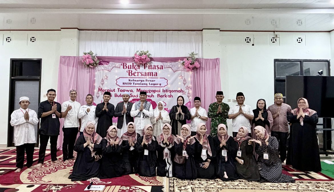 Bukber Bersama RSUD Tamiang Layang, Bupati M. Yamin Tekankan Peningkatan Pelayanan Kesehatan Berkualitas