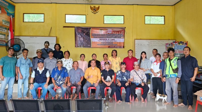 Bayanto Kumpulkan Aspirasi Warga Desa Lenggang Selama Reses
