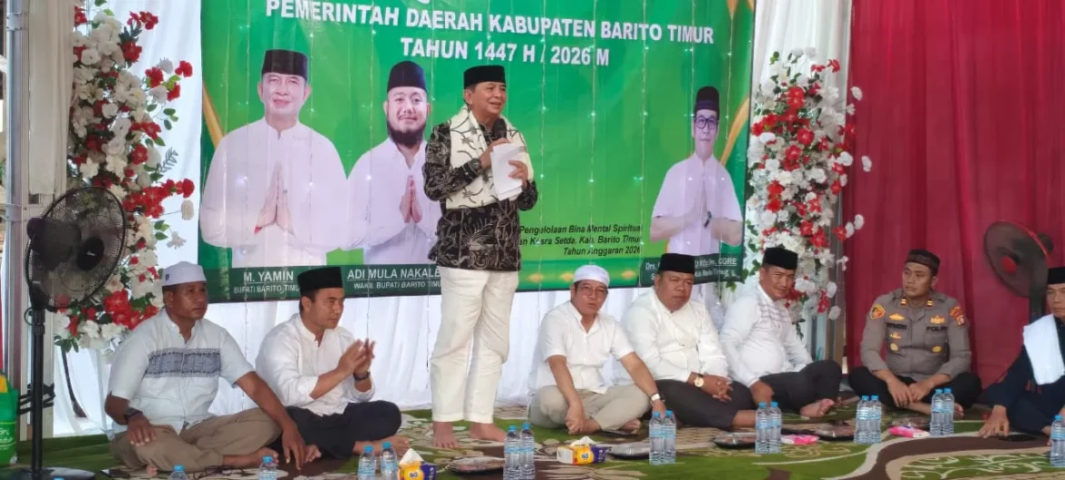 Bupati Bartim Ajak Masyarakat Ampah Kota Pererat Ukhuwah Saat Safari Ramadan