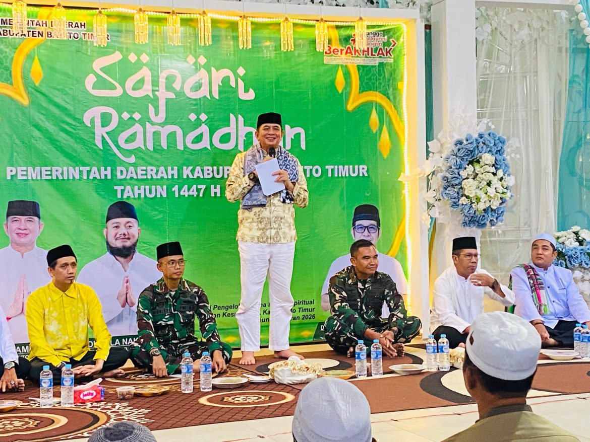 Bupati Bartim Ajak Warga Magantis Jaga Kerukunan saat Safari Ramadan