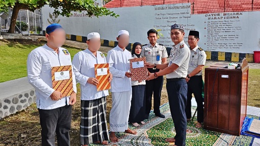 Terima Remisi Idulfitri, Tiga Warga Binaan Rutan Tamiang Layang Bebas
