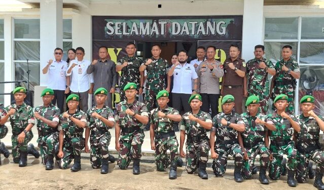 Di Yonif 924 Uria Mapas – Kunker Irdam XXII Tambun Bungai, Wabup Bartim Tekankan Sinergi dan Ketahanan Pangan