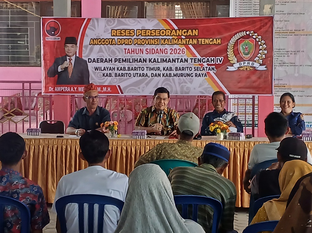 Ampera AY Mebas Serap Aspirasi Infrastruktur dan Pertanian di Magantis