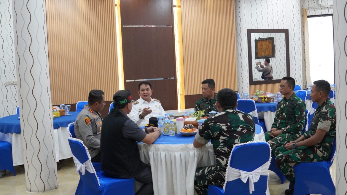 Kunjungan Kasrem 102 ke Bartim, Ngopi Bareng Bupati Bahas Sejumlah Isu Strategis