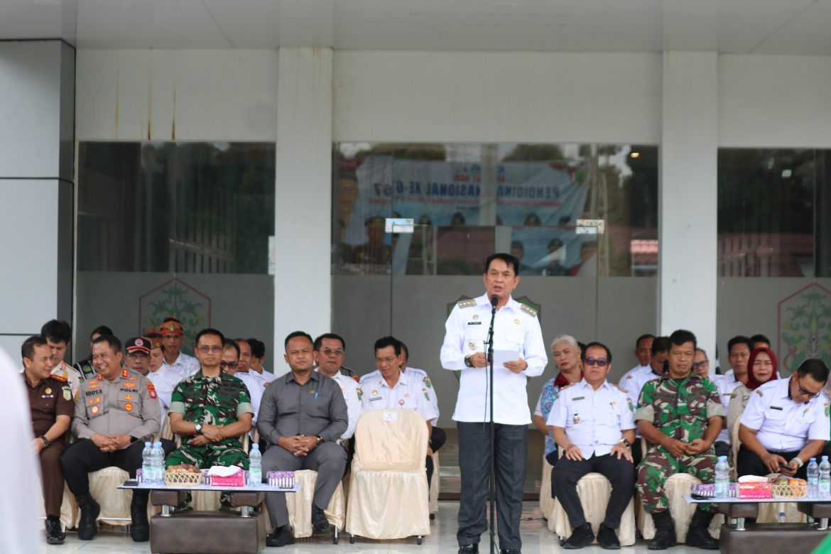 Bupati Bartim Lepas Puluhan Kontingen FBIM 2026 Menuju Palangka Raya