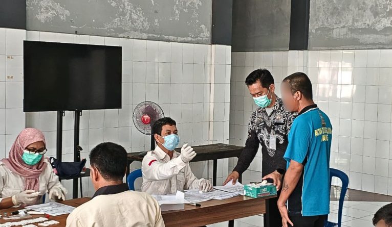 Rutan Tamiang Layang dan Dinkes Bartim Adakan Skrining TB-HIV, Cegah Penyakit Menular