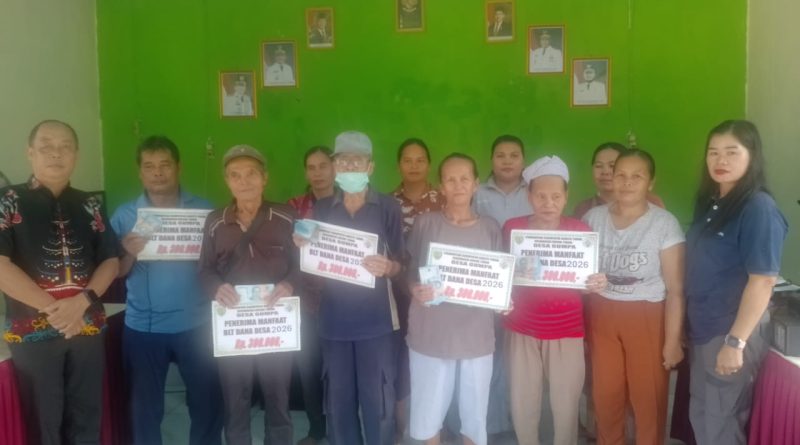 Ke Delapan KPM di Desa Gumpa Terima BLT-DD Triwulan I 2026
