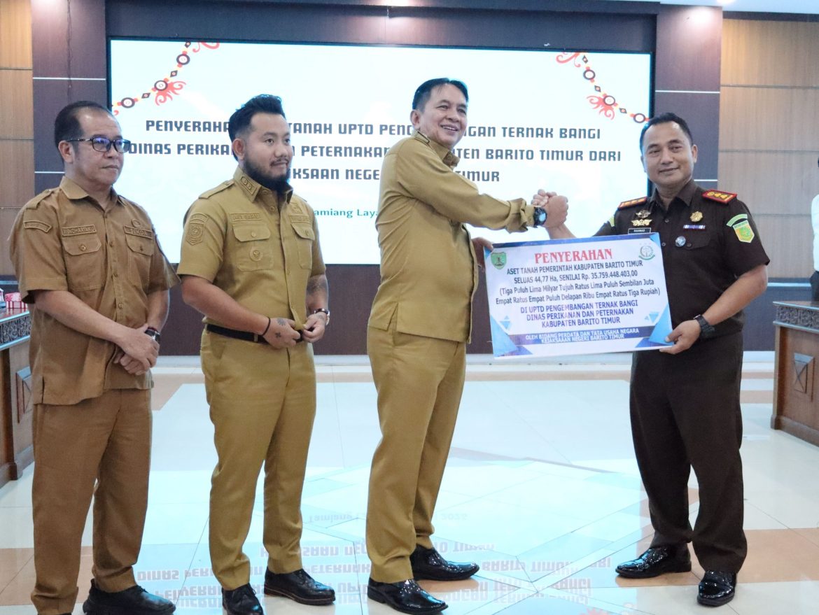 Aset Strategis Bangi Wao Diterima Kembali Oleh Pemkab Bartim, Bupati Beri Apresiasi Atas Peran Kejaksaan dalam Penyelamatan Aset Daerah