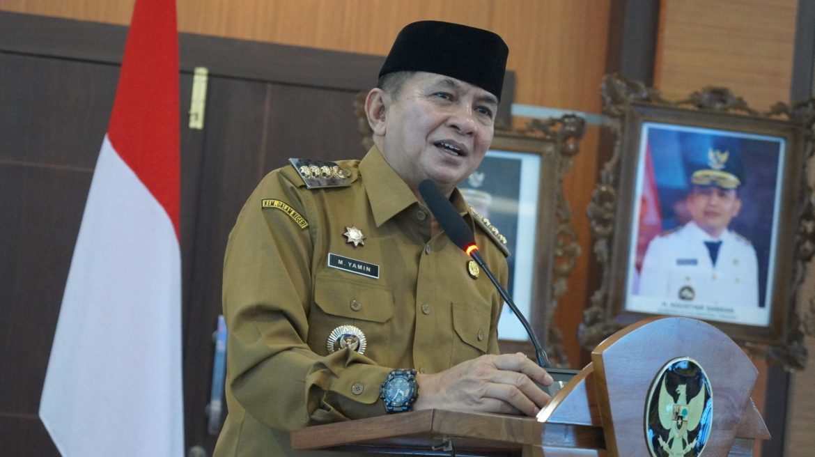 Bupati Yamin Tekankan Integritas dan Nilai Spiritual ASN Saat Lepas Kafilah MTQ VIII KORPRI Kalteng