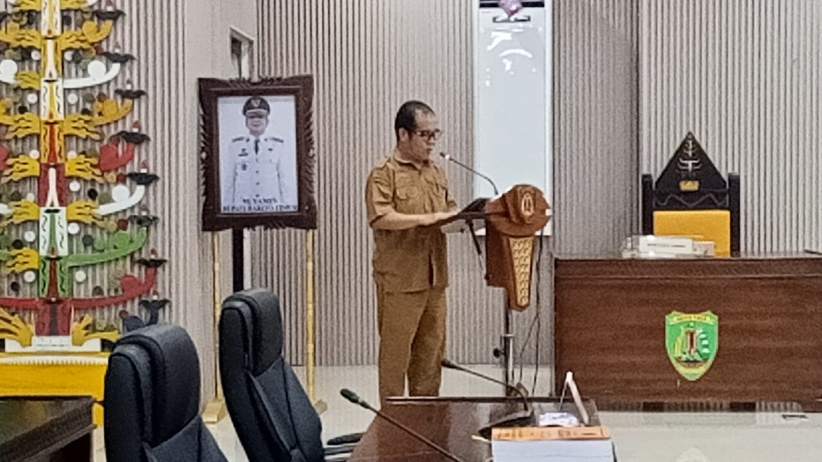 Raperda Pertanggungjawaban APBD 2025 Dibahas, Sekda Bartim Hadiri Rapat Paripurna DPRD