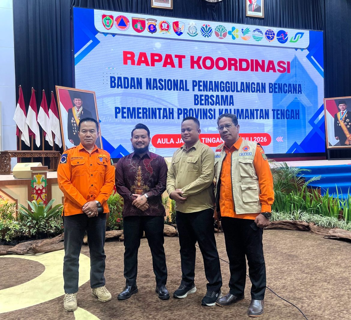 Wabup Bartim Ikuti Rakor BNPB Bahas Penanganan Karhutla dan Kekeringan di Kalteng