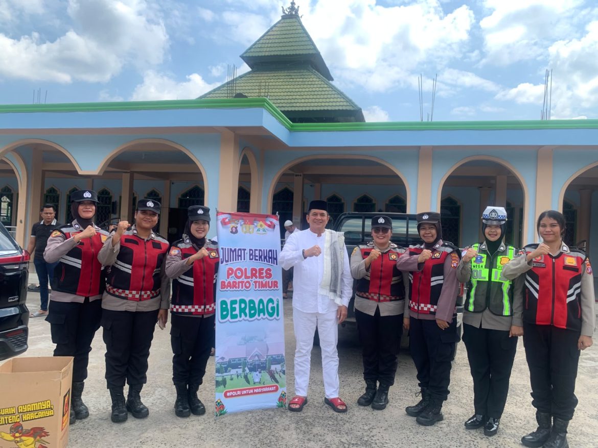 Inovasi Kapolres Jumat Berkah Polwan Polres Bartim Yang Didukung Oleh Bupati Barito Timur