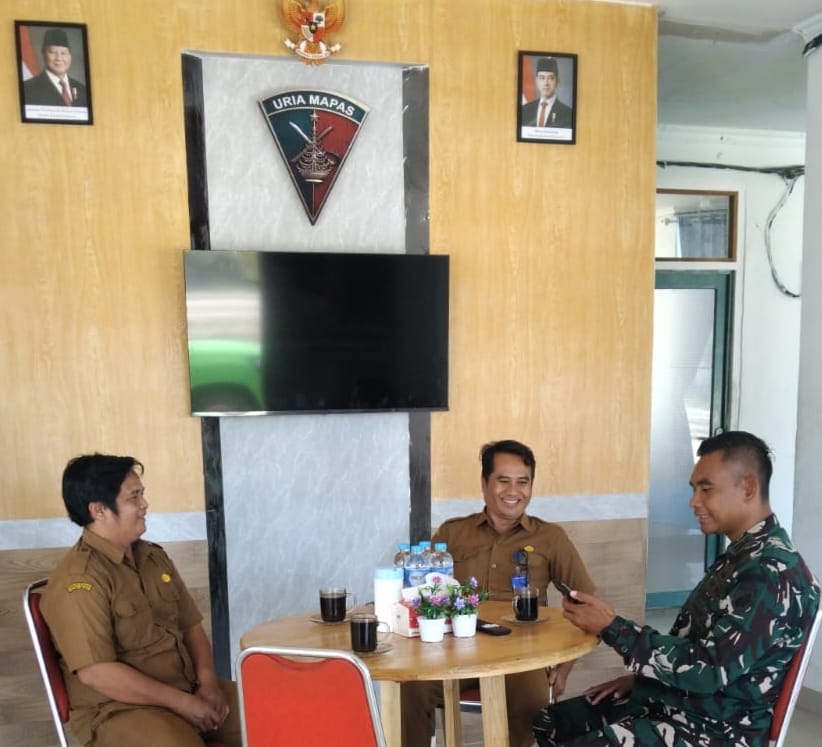 DPK Bartim dan Yonif TP 924/Uria Mapas Perkuat Literasi hingga Pelosok Desa