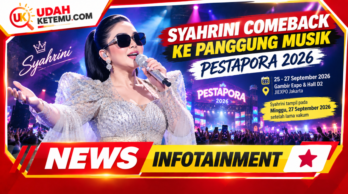 Syahrini Comeback ke Panggung Musik, Tampil di Pestapora 2026 Setelah Lama Vakum
