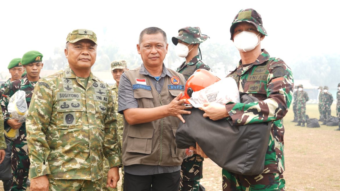 Kodam XXII/TB Kerahkan 52 Tim Reaksi Cepat Hadapi Karhutla di Kalteng