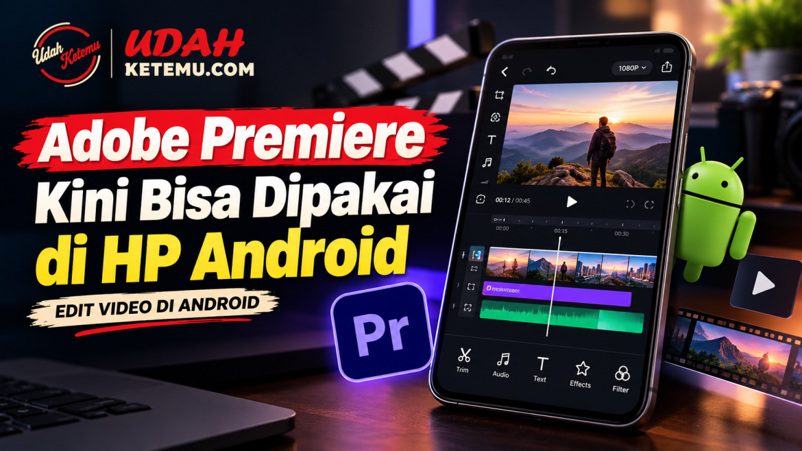 Adobe Premiere Resmi Hadir di Android, Bisa Edit Video 4K Gratis Tanpa Watermark
