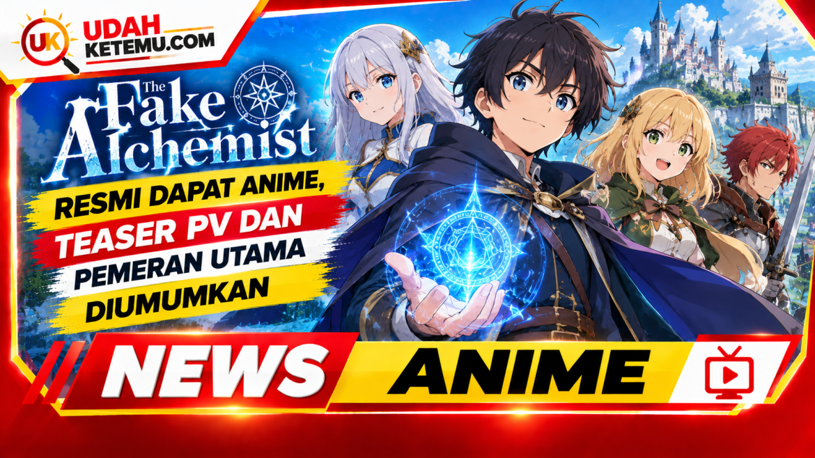 The Fake Alchemist Resmi Dapat Anime, Teaser PV dan Pemeran Utama Diumumkan